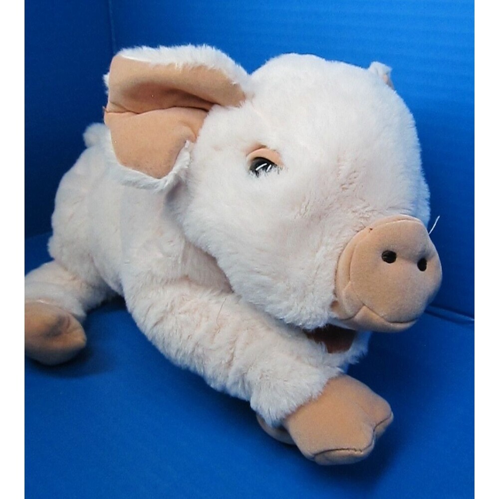 Folktails Folkmanis Puppets Pink Piglet Baby Pig Hand Puppet Plush Stuffed 16" - Picture 3 of 10